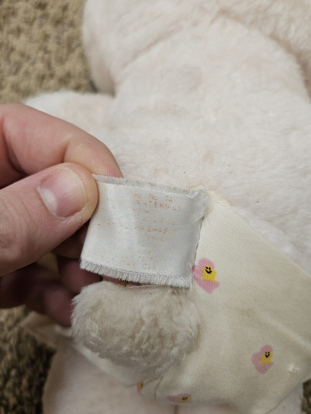 VTG Care Bears KENNER 1983 Baby Tugs Bear Blue Pink Diaper Rare Smiling Star - Picture 9 of 15